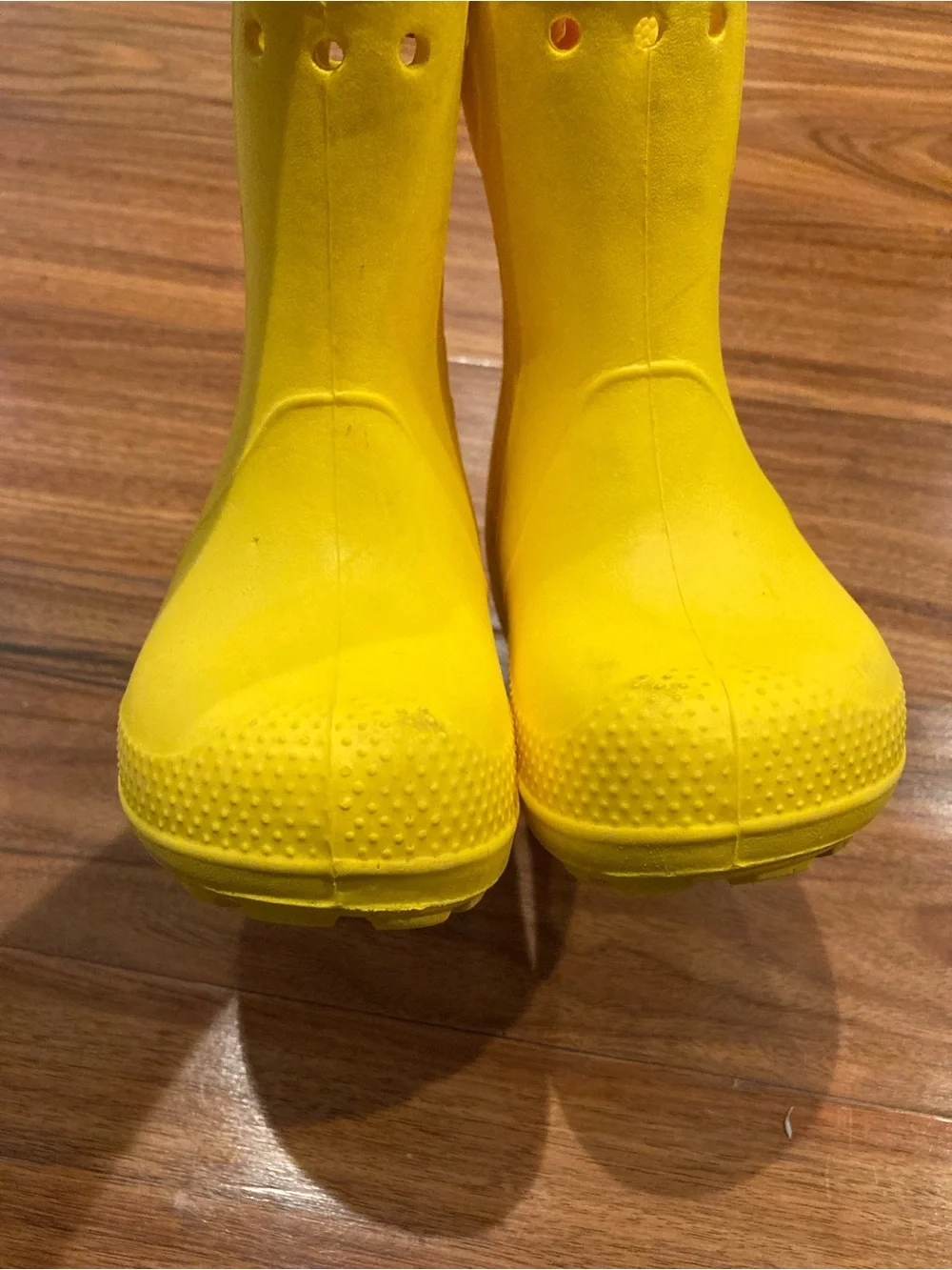 Crocs Kids Handle It Yellow Rain Boot Rubber Unisex Children Size  C8
